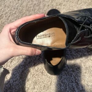 Florsheim Classic Black Leather Oxfords
